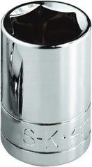 SK - 1-5/16", 1/2" Drive, Standard Hand Socket - 6 Points, Steel, Chrome Finish - Exact Tool & Supply