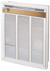 Marley - 277, 240 Volt, 4,000, 3,000 Watt, 100 CFM, 13,650 Max BTU, Commercial Wall Heater - 14-5/16 Wide x 3-7/8 Deep x 18-1/4 High - Exact Tool & Supply