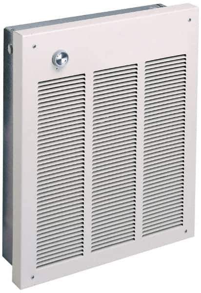 Marley - 120 Volt, 1,500 Watt, 12.5 Amps, 100 CFM, 5,120 Max BTU, High Capacity Wall Heater - 14-5/8 Wide x 3-7/8 Deep x 18-1/4 High - Exact Tool & Supply