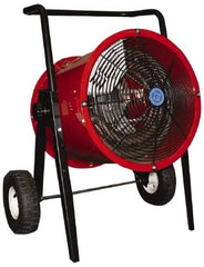 Marley - 51,180 Max BTU Rating, Portable Unit Heater - 36.3 Amps, 240/208 Volts, 21" Wide x 34" High - Exact Tool & Supply