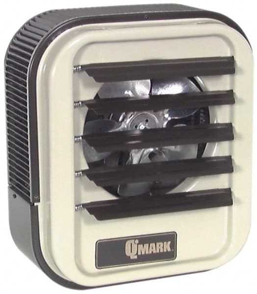 Marley - 34,130 Max BTU Rating, 10,000/7,500 Wattage, 650 CFM, Horizontal & Downflow Unit Electric Suspended Heater - Exact Tool & Supply