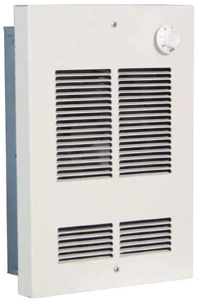 Marley - 240 Volt, 2,000, 1,500 Watt, 50 CFM, Shallow Recess Wall Heater - 9-1/4 Wide x 2-1/2 Deep x 12-1/2 High - Exact Tool & Supply