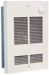 Marley - 120 Volt, 1,500 Watt, 50 CFM, 5,120 Max BTU, Shallow Recess Wall Heater - 9-1/4 Wide x 2-1/2 Deep x 12-1/2 High - Exact Tool & Supply