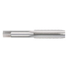 Titan USA - 1/4-20 Plug RH H11 Uncoated High Speed Steel 4-Flute Straight Flute Hand Tap - Exact Tool & Supply