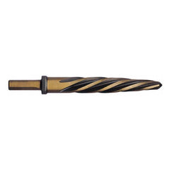 Titan USA - Bridge/Construction Reamers; Reamer Type: Construction Reamer ; Reamer Diameter (Decimal Inch): 7/16 ; Reamer Diameter (Inch): 7/16 ; Shank Type: Flatted ; Flute Type: Spiral ; Flute Length (Inch): 3-1/4 - Exact Tool & Supply