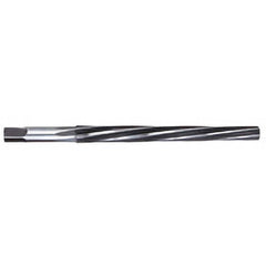 Titan USA - Taper Pin Reamers; Taper Pin Size (Number): #4 (Wire); Small End Diameter (Decimal Inch): 0.2071 ; Reamer Diameter (Decimal Inch): 0.2604 ; Flute Type: Spiral ; Shank Type: Straight ; Overall Length (Inch): 4-1/16 - Exact Tool & Supply
