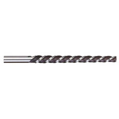 Titan USA - Taper Pin Reamers; Taper Pin Size (Number): #9 (Wire); Small End Diameter (Decimal Inch): 0.4805 ; Reamer Diameter (Decimal Inch): 0.6066 ; Flute Type: Helical ; Shank Type: Straight ; Overall Length (Inch): 8-5/16 - Exact Tool & Supply