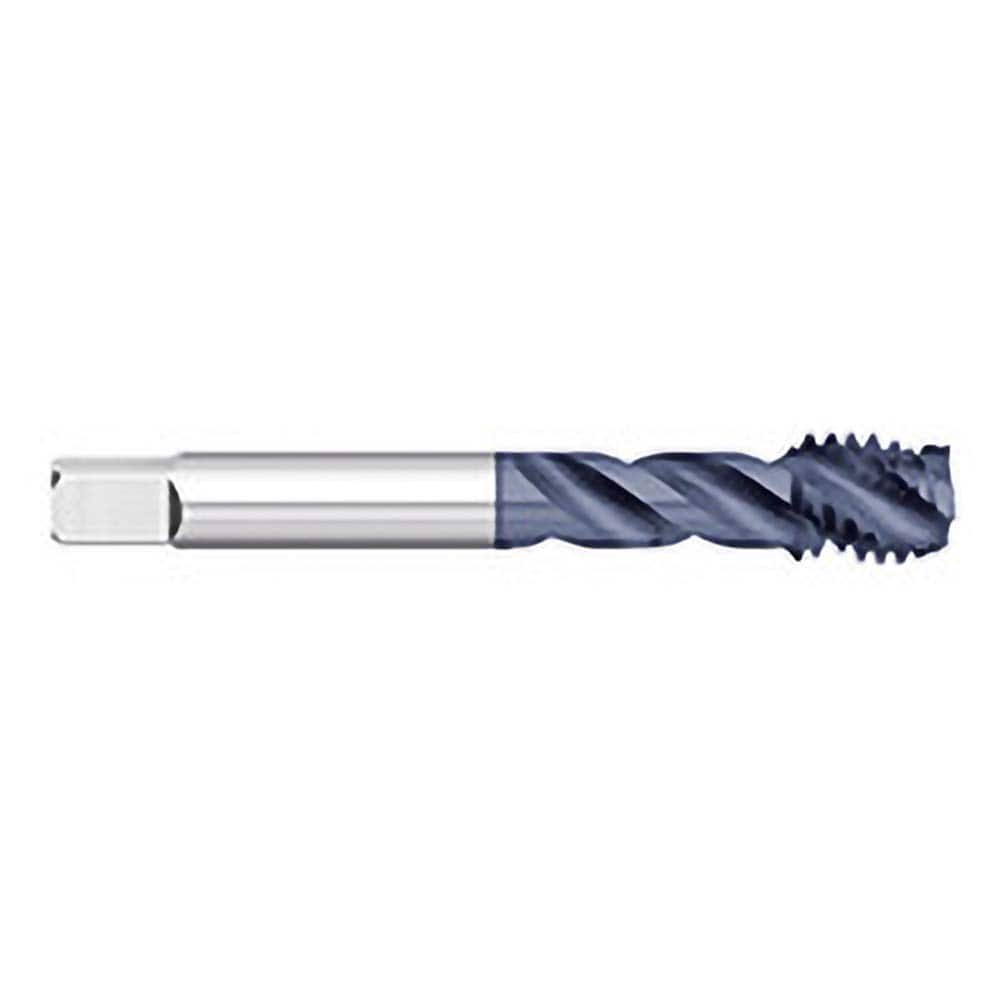 Titan USA - Spiral Flute Taps; Thread Size (Inch): #2-56 ; Chamfer: Semi-Bottoming ; Class of Fit: 2B/3B ; Thread Limit: H2 ; Number of Flutes: 2 ; Material: Powdered Metal - Exact Tool & Supply