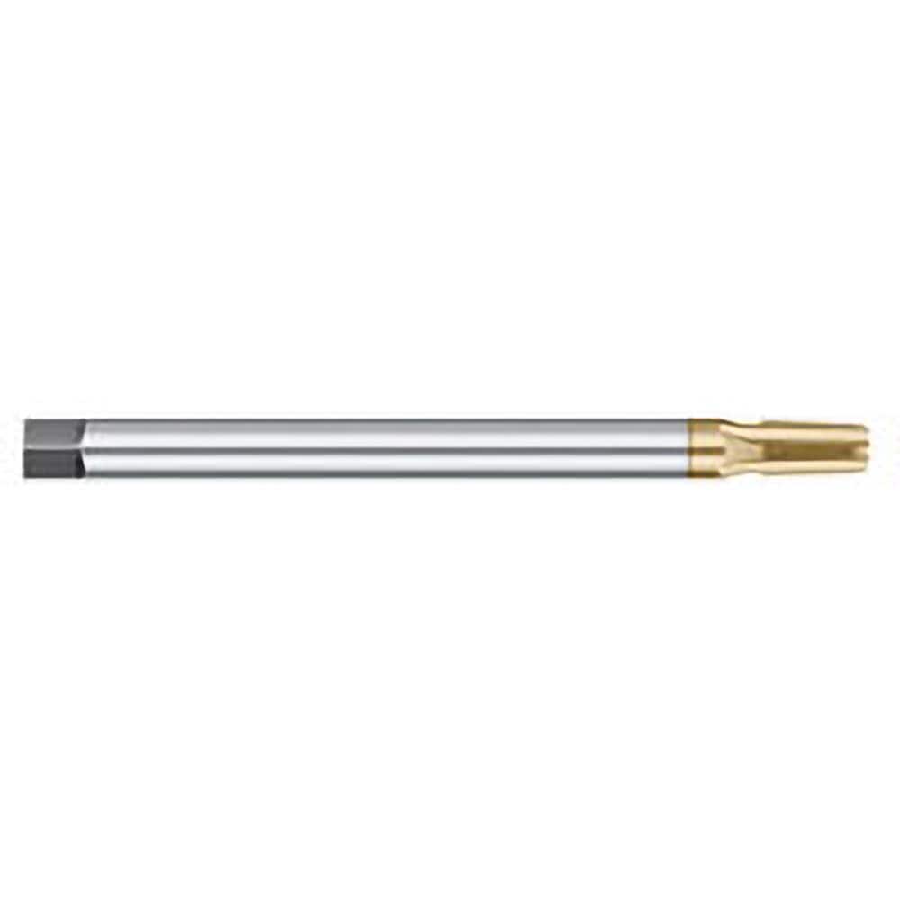 Titan USA - Extension Pipe Taps; Thread Size (Inch): 1/4-18 ; Thread Standard: NPT ; Material: High Speed Steel ; Finish/Coating: TiN ; Number of Flutes: 4 ; Thread Profile: Standard - Exact Tool & Supply
