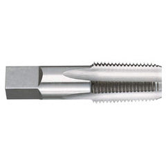 Titan USA - 1/8-27 4-Flute Uncoated High Speed Steel Standard Flute Tap - Exact Tool & Supply