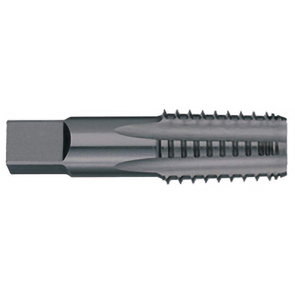 Titan USA - 1/8-27 5-Flute Steam Oxide Finish High Speed Steel Standard Flute Tap - Exact Tool & Supply