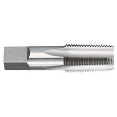Titan USA - 1/16-27 4-Flute Uncoated High Speed Steel Standard Flute Tap - Exact Tool & Supply