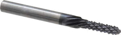 Onsrud - 3/16" Diam, 5/8" LOC, Drill Point End, Solid Carbide Diamond Pattern Router Bit - Right Hand Cut, 2" OAL, 1/4" Shank Diam, Use on Composites - Exact Tool & Supply