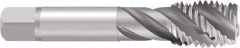 Emuge - #6-40 UNF 3 Flute 2B Bottoming Spiral Flute Tap - Cobalt, Bright Finish, 2" OAL, Right Hand Flute, Right Hand Thread, Series Enorm - Exact Tool & Supply