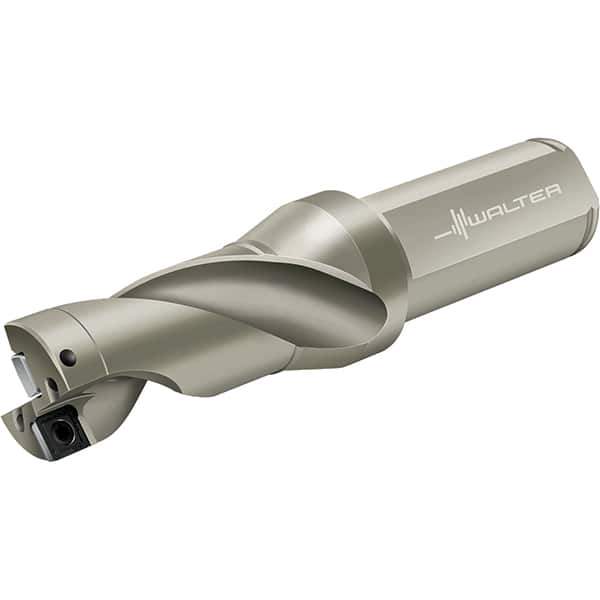Walter - 106mm Max Drill Depth, 2xD, 53mm Diam, Indexable Insert Drill - 2 Inserts, 40mm Shank Diam, Flange Shank - Exact Tool & Supply
