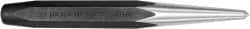 Paramount - 1/4" Center Punch - 6-1/4" OAL, Chrome Vanadium Steel - Exact Tool & Supply