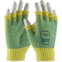 ‎08-K259PDD/XL Gloves w/Kevlar Brand - Kevlar 1/2 Fngr - Dts 2 Sides - 7 Gg - M. Wgt - ANSI2 - Dots 2 Sides - Exact Tool & Supply