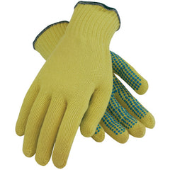 ‎08-K200PD/M Gloves w/Kevlar Brand - 100% Kevlar - 13 Gauge - Lt. Wgt - ANSI2 - Dots One Side - Exact Tool & Supply