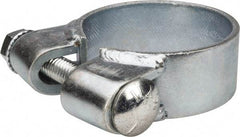 Made in USA - 2.42" ID, Steel Zinc Plated BCE Band Style Clamp - 0.12" Thick, 2-1/4" Hose - Exact Tool & Supply