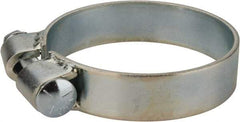 Made in USA - 3.92" ID, Steel Zinc Plated BCE Band Style Clamp - 0.12" Thick, 3-7/8" Hose - Exact Tool & Supply