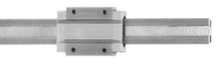 Igus - 1,000mm OAL x 15mm Overall Width x Self Lubricated Linear Guide Systems - 40mm Between Holes - Exact Tool & Supply