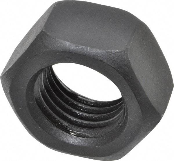 Value Collection - M30x3.50 Steel Right Hand Hex Nut - 46mm Across Flats, 24mm High, Uncoated - Exact Tool & Supply