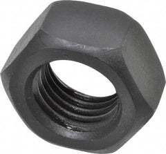 Value Collection - M30x3.50 Steel Right Hand Hex Nut - 46mm Across Flats, 24mm High, Uncoated - Exact Tool & Supply