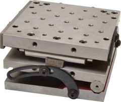 Suburban Tool - 6" Long x 6" Wide x 3-1/8" High, Compound Precision Steel Sine Plate - Square to within 0.0002", 0.0002 (C1), 0.0002 (C2)" Tolerance, 1/4-20 Hole - Exact Tool & Supply