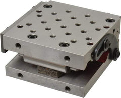 Suburban Tool - 4" Long x 4" Wide x 2" High, Precision Steel Sine Plate - Square to within 0.0002", 0.0002" Tolerance, 3/8-16 Hole - Exact Tool & Supply