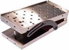 Suburban Tool - 4" Long x 4" Wide x 3-1/8" High, Compound Precision Steel Sine Plate - Square to within 0.0002", 0.0002 (C1), 0.0002 (C2)" Tolerance, 3/8-16 Hole - Exact Tool & Supply