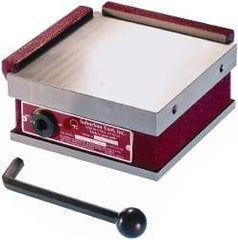 Suburban Tool - Standard Pole Square Permanent Magnetic Block Chuck - 12" Long x 12" Wide x 2-5/8" High, Ceramic - Exact Tool & Supply