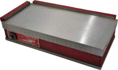 Suburban Tool - Fine Pole Rectangular Permanent Magnetic Block Chuck - 12" Long x 6" Wide x 2-5/8" High, Ceramic - Exact Tool & Supply