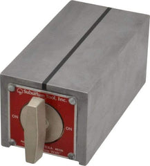 Suburban Tool - Standard Pole Rectangular Permanent Magnetic Block Chuck - 5-1/2" Long x 2-3/4" Wide x 2-1/2" High, Alnico - Exact Tool & Supply