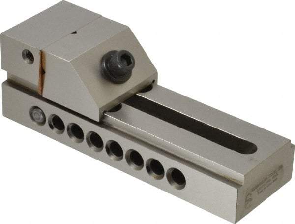 Suburban Tool - 2" Jaw Width, 3-1/4" Jaw Opening Capacity, 1" Jaw Height, Toolmaker's Vise - Flat Jaw, 0.0002" Parallelism, 0.0002" Squareness, 5-7/8" OAL x 2" OAW x 2" OAH - Exact Tool & Supply