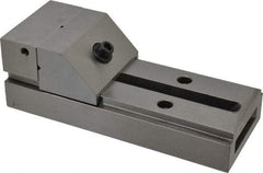 Suburban Tool - 3" Jaw Width, 4-3/4" Jaw Opening Capacity, 1-5/16" Jaw Height, Toolmaker's Vise - Flat Jaw, 0.0002" Parallelism, 0.0002" Squareness, 7-1/2" OAL x 3" OAW x 2-5/8" OAH - Exact Tool & Supply