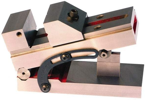 Suburban Tool - 6" Jaw Width x 1-11/16" Jaw Height, 8" Jaw Capacity, Steel, Sine Vise - 12" OAL x 6" Overall Width x 5-1/8" Overall Height, Square to within 0.0003", Parallel to within 0.0003" - Exact Tool & Supply