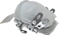 CLC - Size Universal, Button Straps, Hard Protective Cap, Knee Pad - Foam Padding, Gray, Rubber Straps, Rubber & Plastic Cover - Exact Tool & Supply