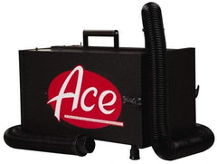 ACE - 226 CFM, 99.7% Efficiency at Full Load, Suitcase Size Air Cleaner with Reusable Hepa Filter - 120 Input Voltage, Portable - Exact Tool & Supply