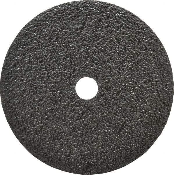 3M - 7" Diam 7/8" Hole 24 Grit Fiber Disc - Very Coarse Grade, Zirconia Alumina, 8,600 Max RPM, Series 501C - Exact Tool & Supply