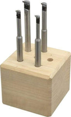 Everede Tool - 7/32" Min Diam Smallest Bar, 3/8" Min Diam Largest Bar, Carbide Indexable Boring Bar Set - 1-7/16, 1-5/8, 1-3/4, 6" Max Bore Depth - Exact Tool & Supply