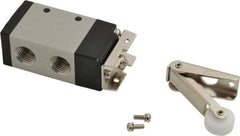 ARO/Ingersoll-Rand - 1/4" NPT Manual Mechanical Valve - 3-Way, 2 Position, Roller Lever/Spring & 0.7 CV Rate - Exact Tool & Supply