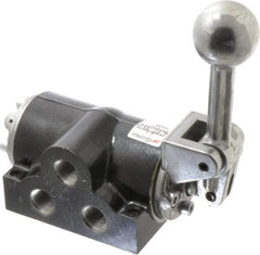 ARO/Ingersoll-Rand - 3/8" NPT Manual Mechanical Valve - 4-Way, 3 Position, Spring Return, 2.3 CV Rate - Exact Tool & Supply