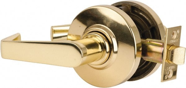 Schlage - Passage Lever Lockset for 1-3/8 to 1-7/8" Thick Doors - Exact Tool & Supply