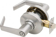 Schlage - Privacy Lever Lockset for 1-3/8 to 1-7/8" Thick Doors - Exact Tool & Supply