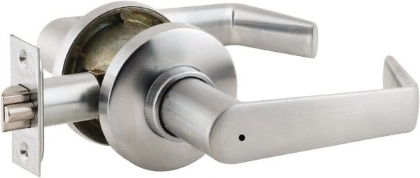 Schlage - Privacy Lever Lockset for 1-3/8 to 1-7/8" Thick Doors - Exact Tool & Supply