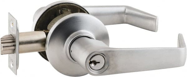 Schlage - Entrance Lever Lockset for 1-3/8 to 2" Thick Doors - Exact Tool & Supply