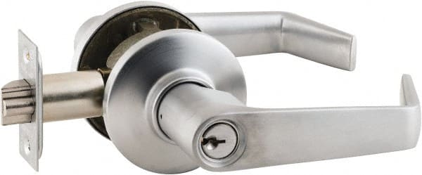 Schlage - Storeroom Lever Lockset for 1-3/8 to 2" Thick Doors - Exact Tool & Supply