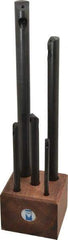APT - Tool Bit Holder Sets Holder Type: Double-End Tool Bit Boring Bar Set Tool Bit Shape Compatibility: Round; Square - Exact Tool & Supply
