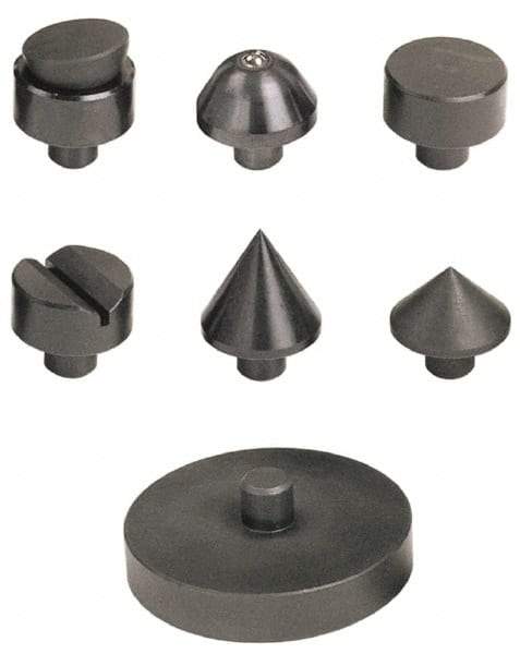 Value Collection - 1" Diam Screw Jack Pad - For SPI Support Screw Jacks - Exact Tool & Supply
