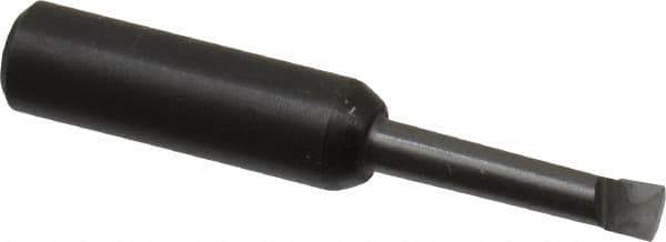 APT - 3/16" Min Bore Diam, 15/16" Max Bore Depth, 3/8 Shank Diam, Boring Bar - Right Hand Cut, Solid Carbide, Bright Finish - Exact Tool & Supply